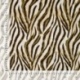 Tissu Popeline de Viscose Imprimé Zebre Marron 