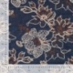 Tissu Denim Brodé Fleurs