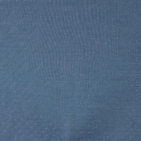 Tissu Denim Strass
