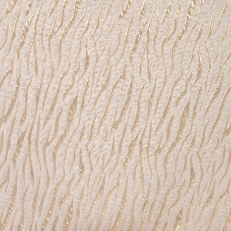 Tissu Jacquard Sable Lurex