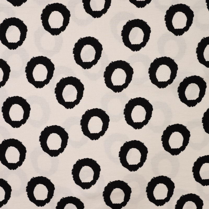 Tissu Crêpe Viscose Imprimé Blanc