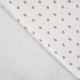 Tissu Jersey Côtelé Coton Imprimé Coccinelle Ecru