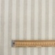 Tissu Menorca Raya Tissé Teint Rayure Naturel 