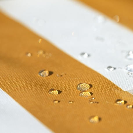 Toile Exterieur Rayée Arcachon Jaune 