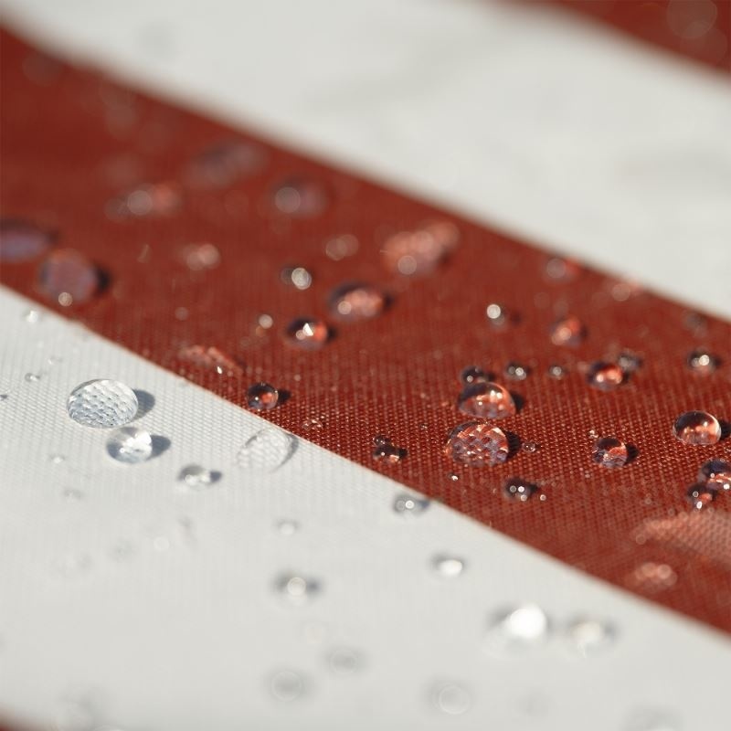 Toile Exterieur Rayée Arcachon Terracotta