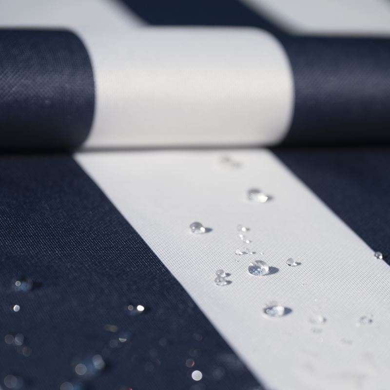 Toile Exterieur Rayée Arcachon Marine