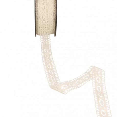 Dentelle coton entre deux