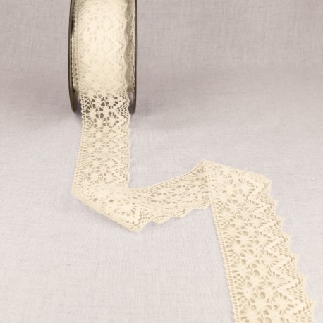 Dentelle coton dentelée