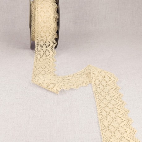 Dentelle coton dentelée