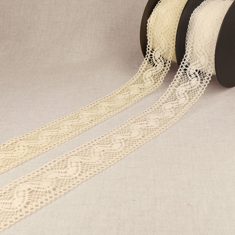 Dentelle coton vagues