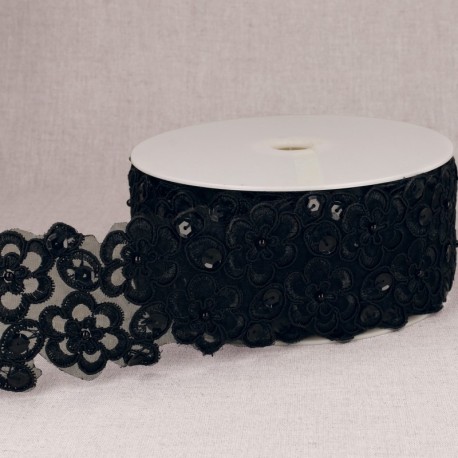 Broderie perles paillettes