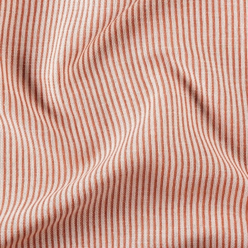 Toile Rayée Palermo Rouille