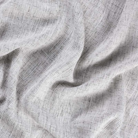 Toile Unie Belinda Gris Clair Grande Largeur