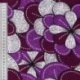Tissu Wax Imprime Mix Prune