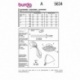 Patron Burda 5634 Couvre-chef Taille Unique 