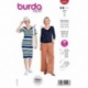 Patron Burda 5658 Robe et Tshirt 38-50
