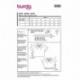 Patron Burda 5666 Chemisier 38-50 