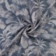 Tissu Crêpe Viscose Imprimé Denim