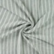 Tissu Effet Lin Rayure Kaki