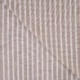 Tissu Effet Lin Rayure Taupe