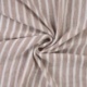 Tissu Effet Lin Rayure Taupe