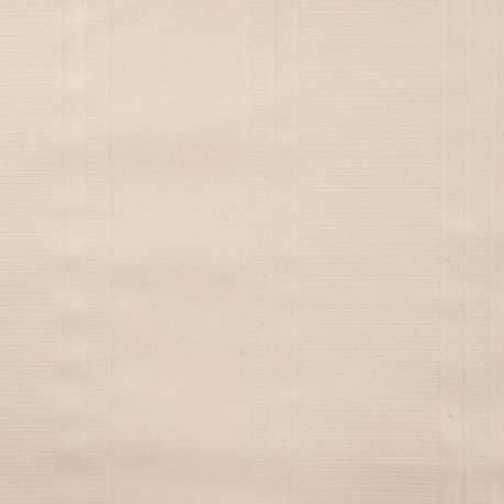 Tissu Jacquard Ecru Rayé
