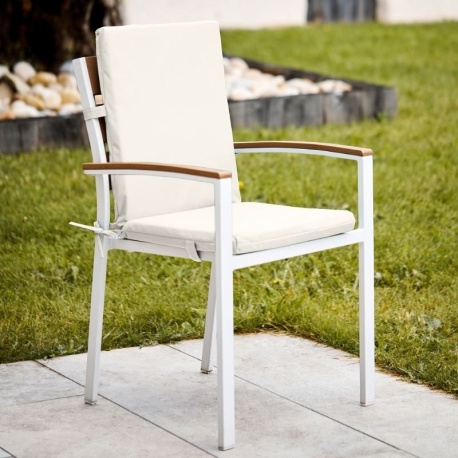 Coussin de Fauteuil Garden Ecru 40x90 cm