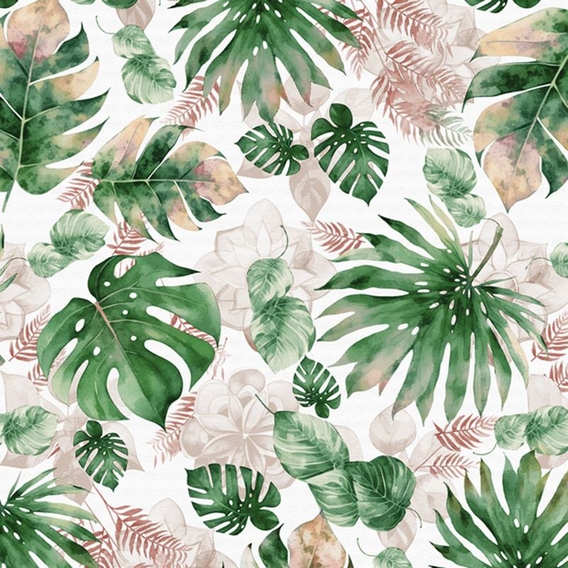 Tissu Imprimé Iguana Verde