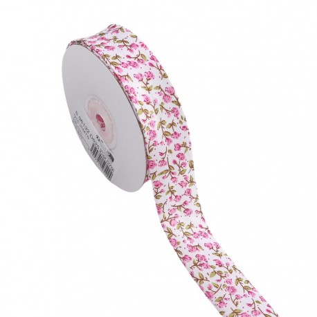 Biais replie fleurs