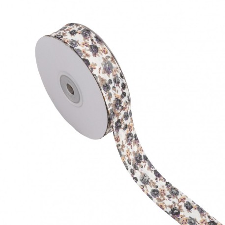 Biais replie fleurs