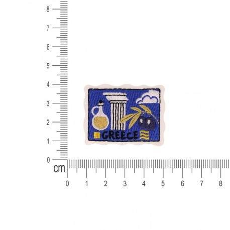 Ecusson carte postal pays - Greece