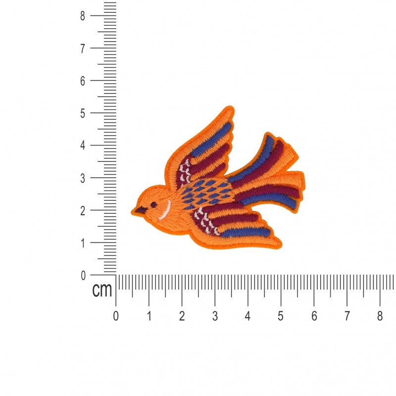 Ecusson oiseaux - Orange