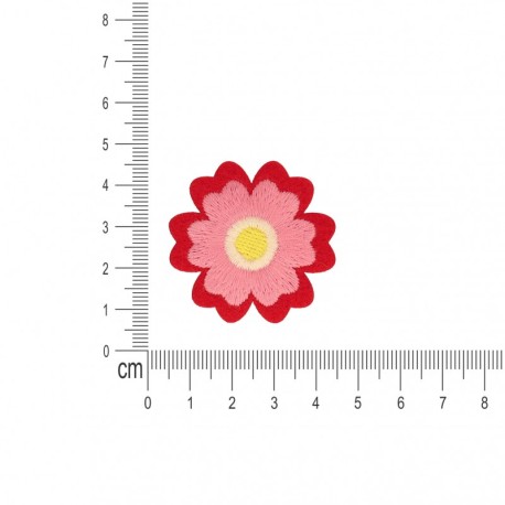 Ecusson fleurs - Rose