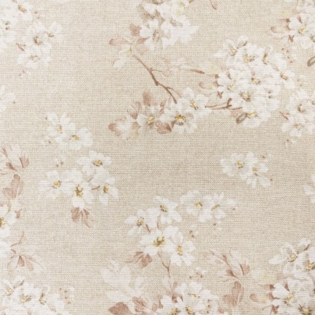 Tissu Imprimé Almondy Nude