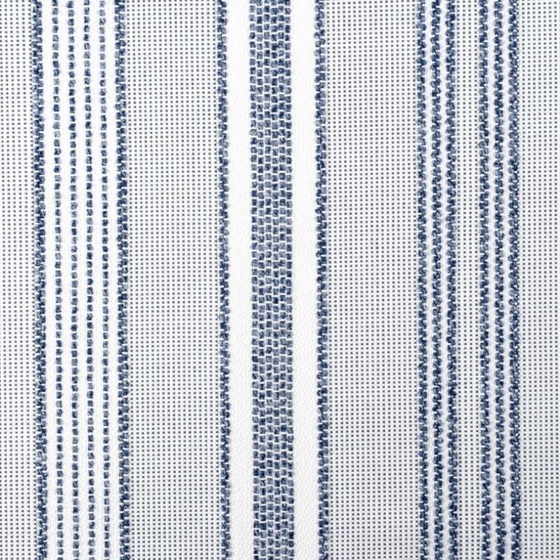 Toile Outdoor Plage Rayée Marine Grande Laize