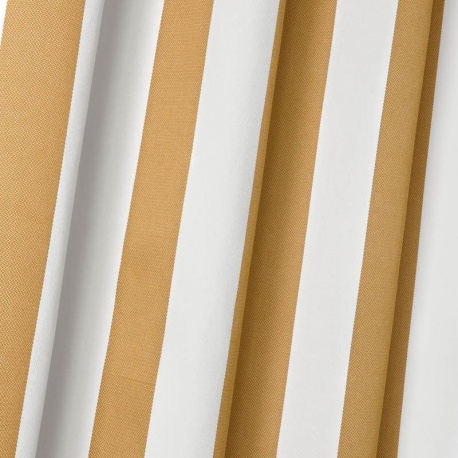 Toile Outdoor Ponant Rayée Moutarde Grande Laize