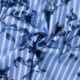 Tissu Coton Elasthanne Rayure Imprimé Bleu