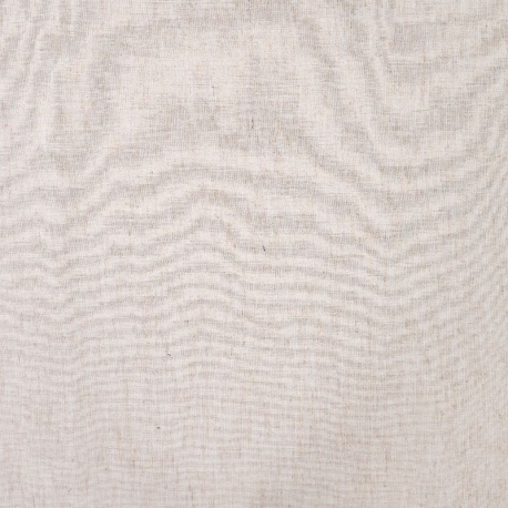 Tissu Lin Melangé Pepino Uni Ecru 