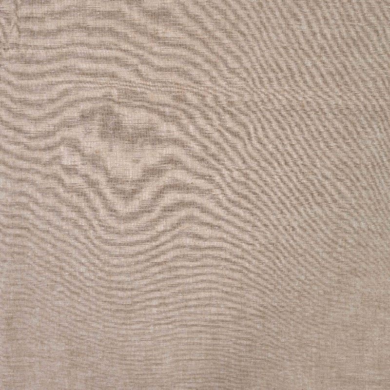 Tissu Lin Melangé Pepino Uni Beige Foncé