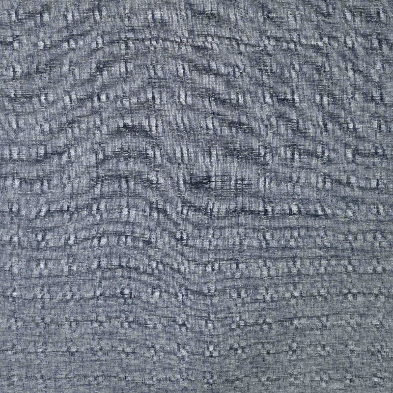 Tissu Lin Melangé Pepino Uni Bleu Marine