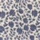 Tissu Jacquard Deepsi Blanc et Bleu 