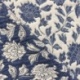 Tissu Jacquard Deepsi Blanc et Bleu 