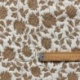 Tissu Jacquard Deepsi Blanc et ocre