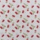 Tissu Imprimé Cherry Blanc
