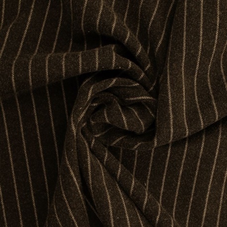 Tissu Borsalino Chocolat 