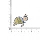 Ecusson animaux heureux - Tortue