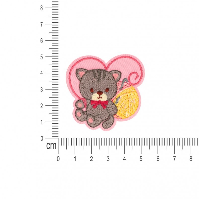 Ecusson couture - Ourson coeur