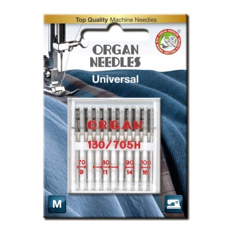 Organ needles universal  70-100 - 