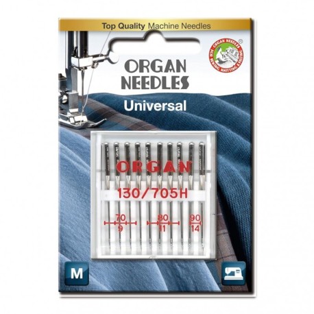 Aiguilles Universelles ORGAN NEEDLES boite de 10