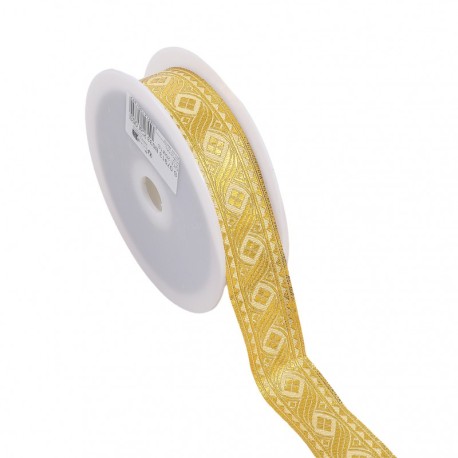 Galon jacquard losanges